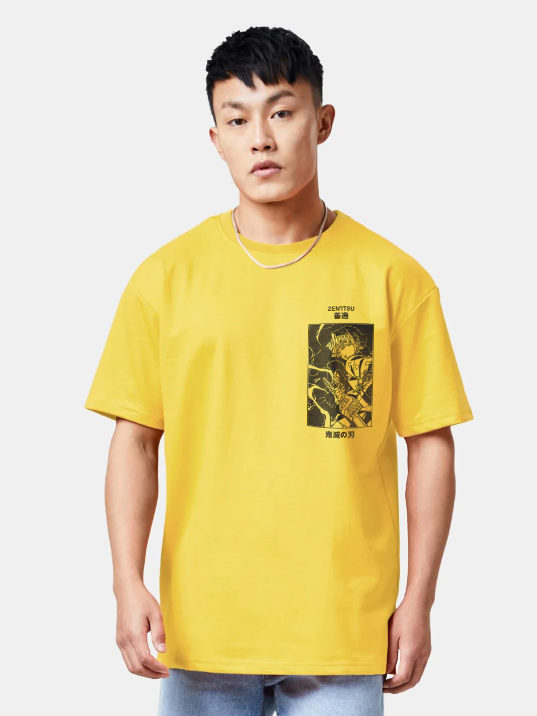 Agastuma Zenistu Demon Slayer Oversized T-Shirt - Image 3