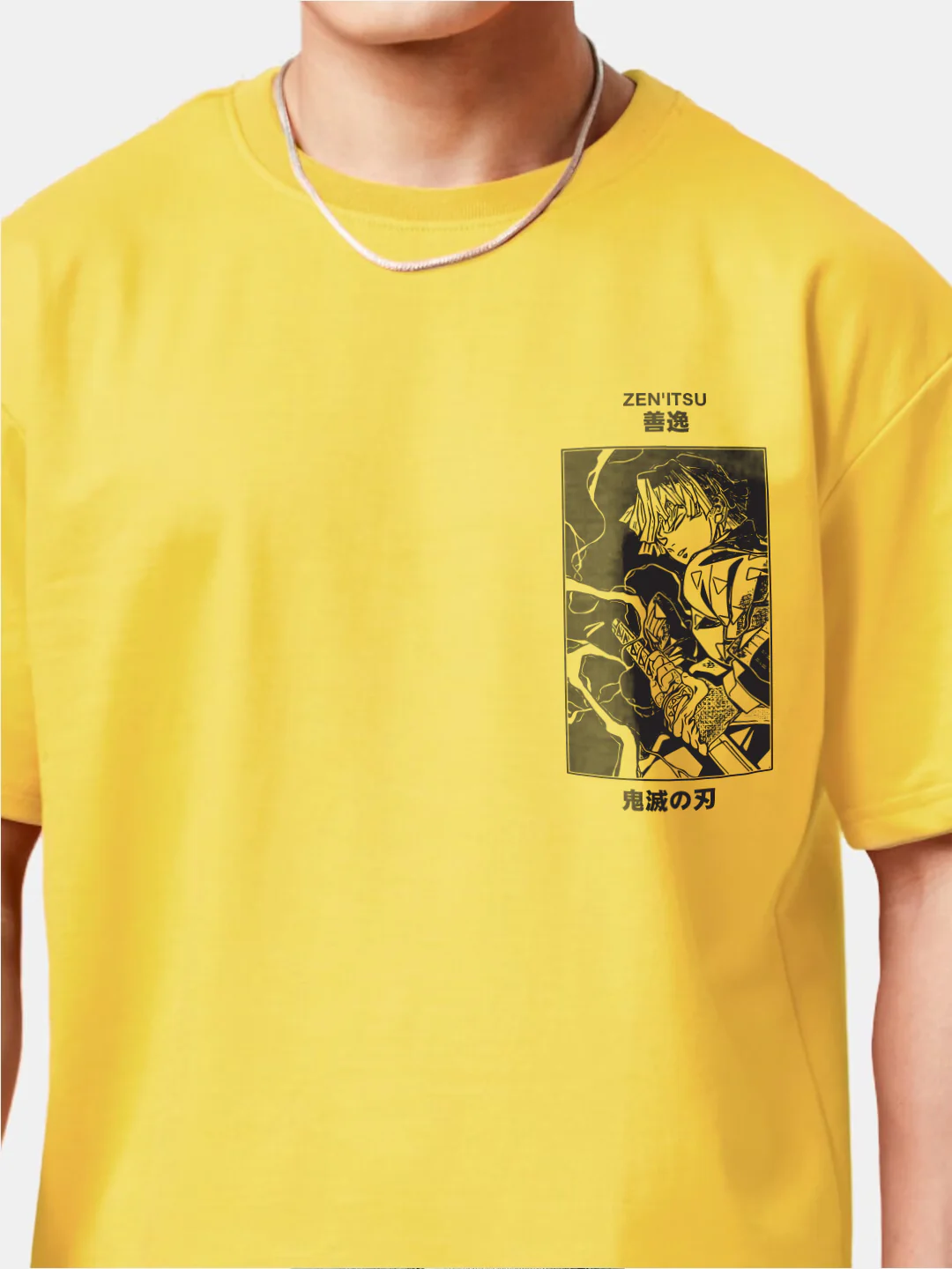 Agastuma Zenistu Demon Slayer Oversized T-Shirt - Image 5