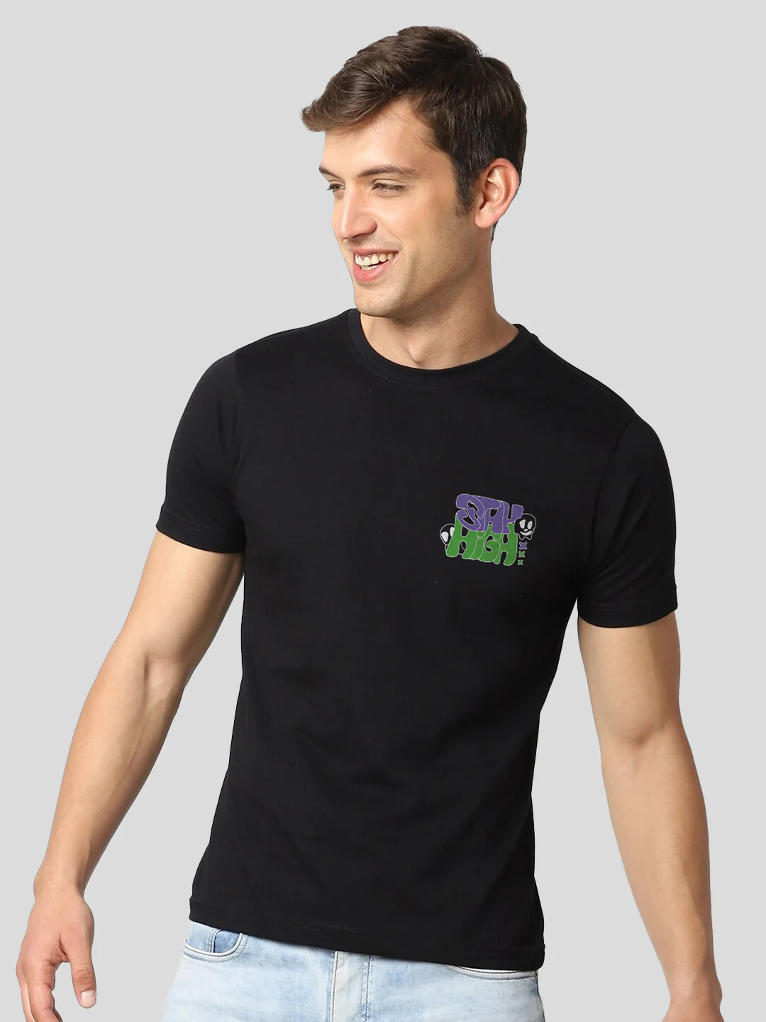 Born To Chill Half Sleeve T-Shirt - Image 2