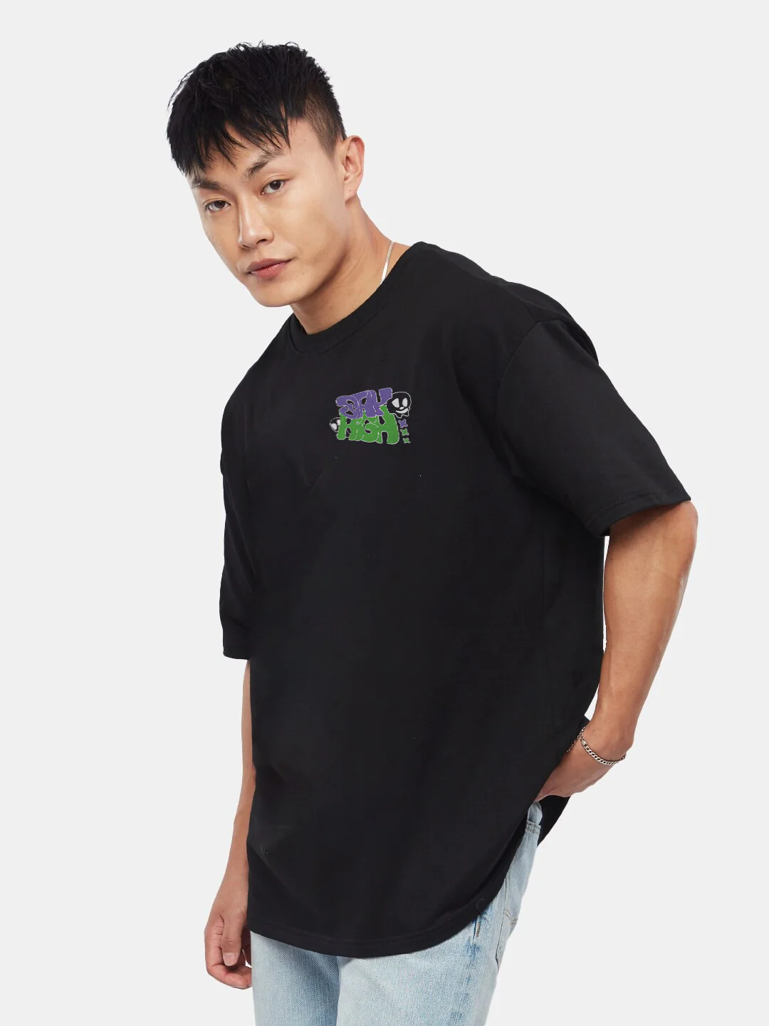 Born TO Chill Oversized T-Shirt - Image 5