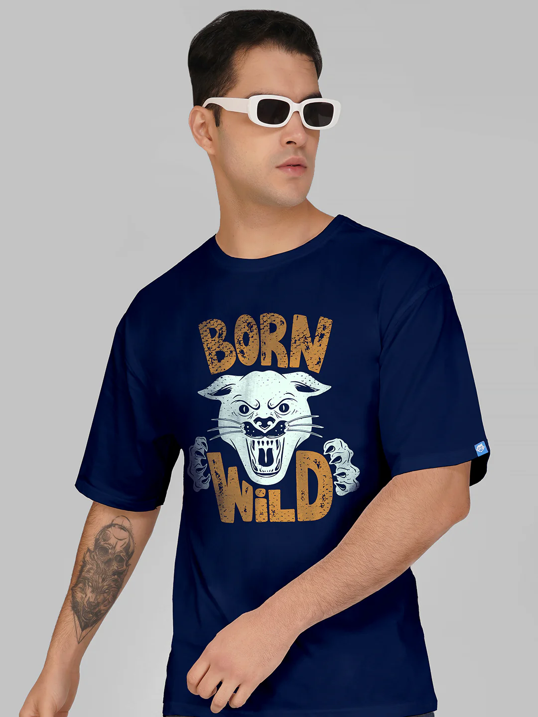 Born Wild Oversized T-Shirt - Image 3