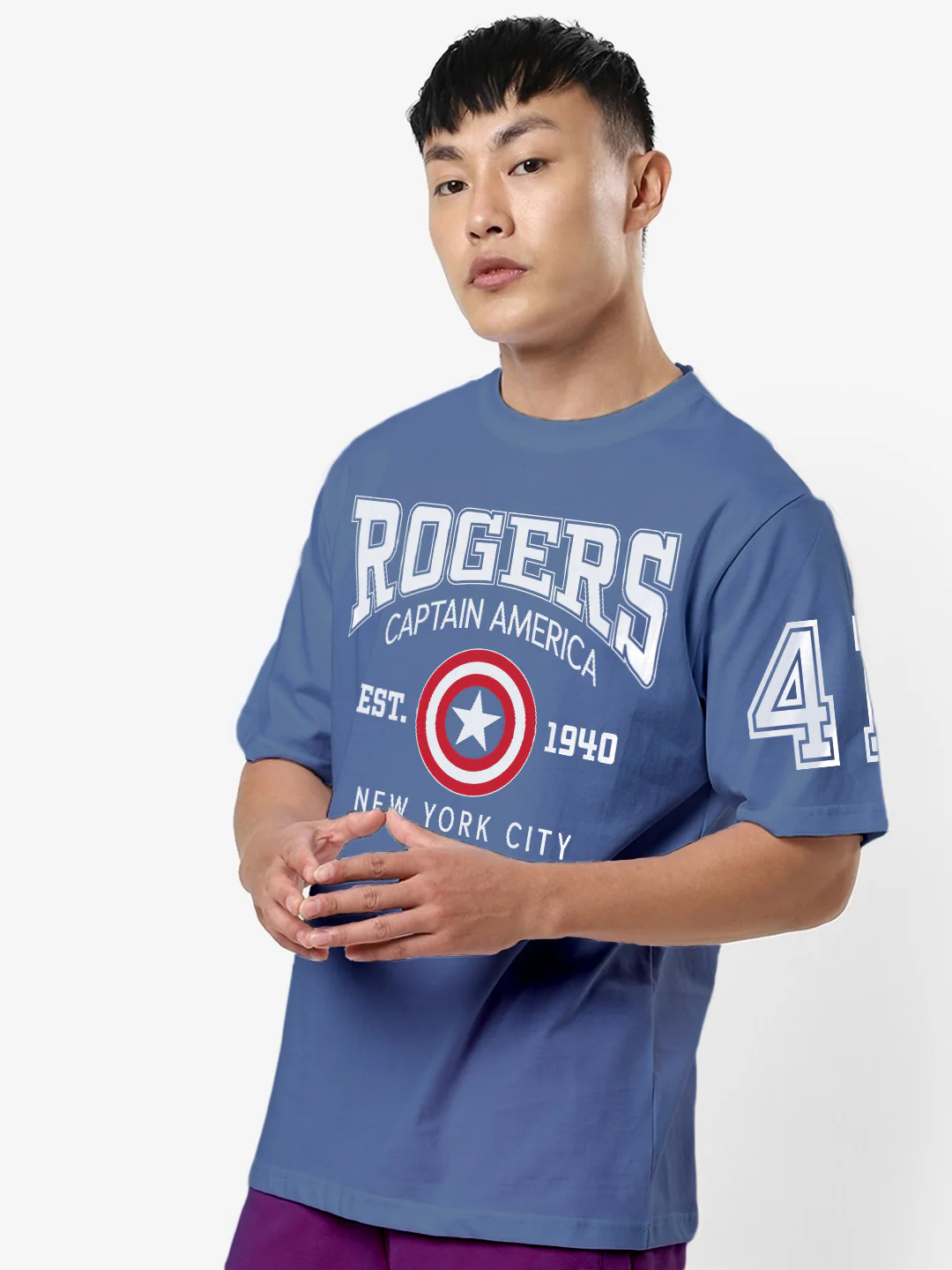 Captain America Oversized T-Shirt - Image 3