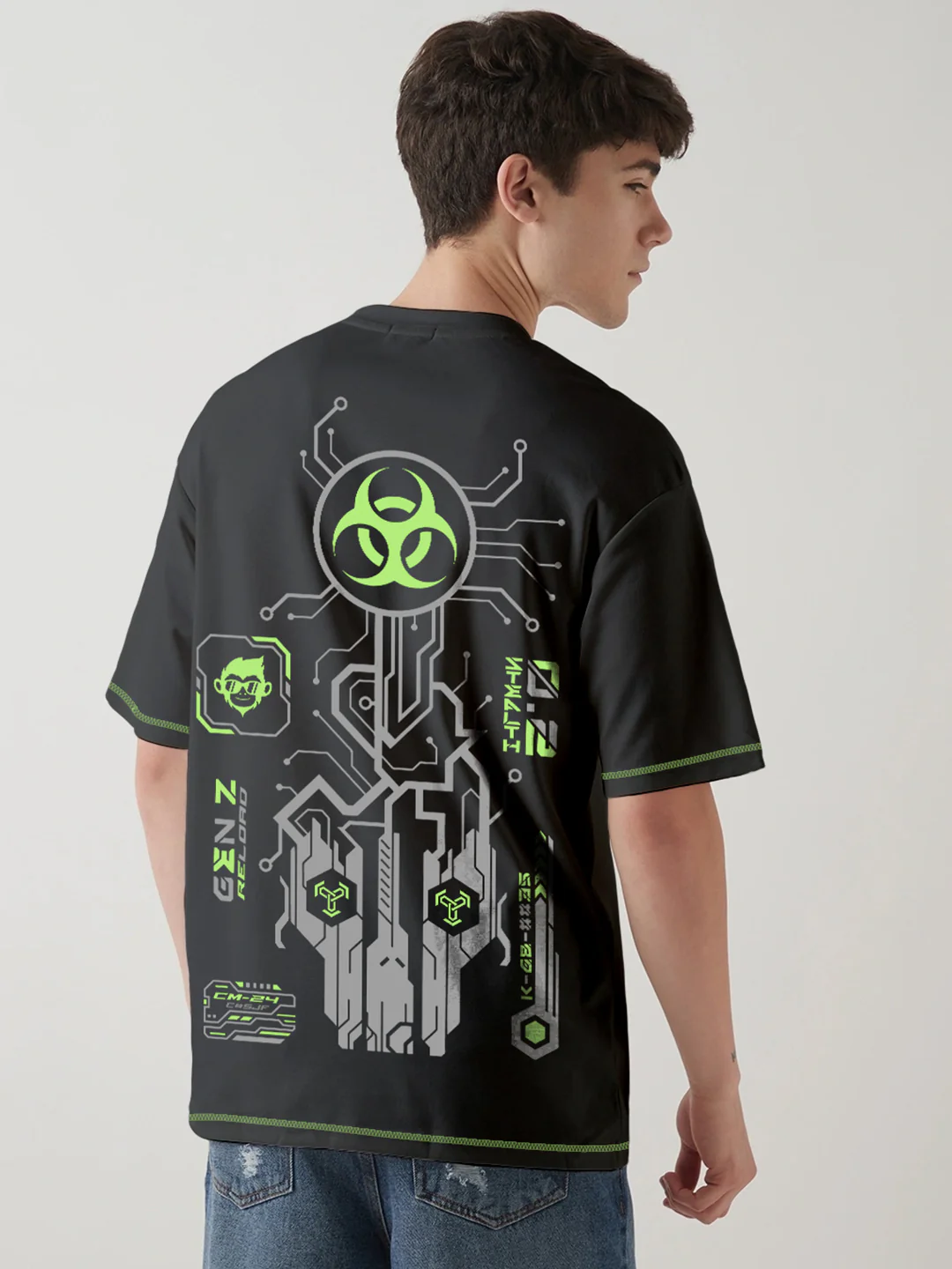 Gen Z Punk Oversized T-Shirt - Image 3