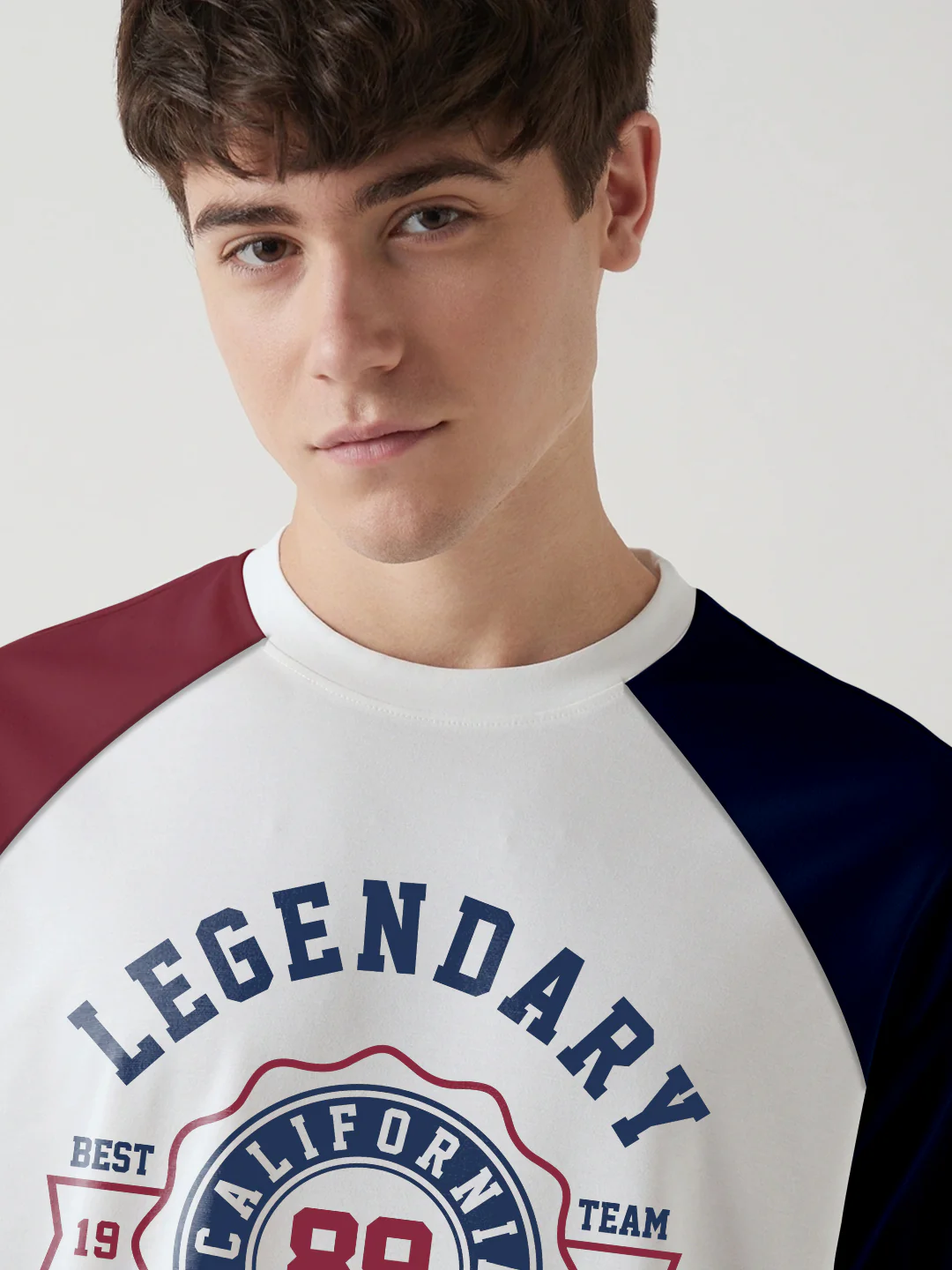 Legendary Atheletic Division Graphic Printed Oversized T-Shirt - Multi Color - Image 4