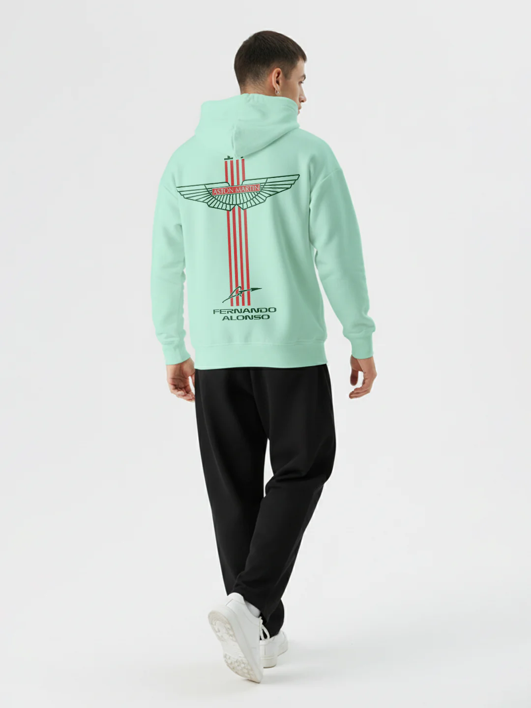 Alanso Oversized Hoodie - Mint - Image 5