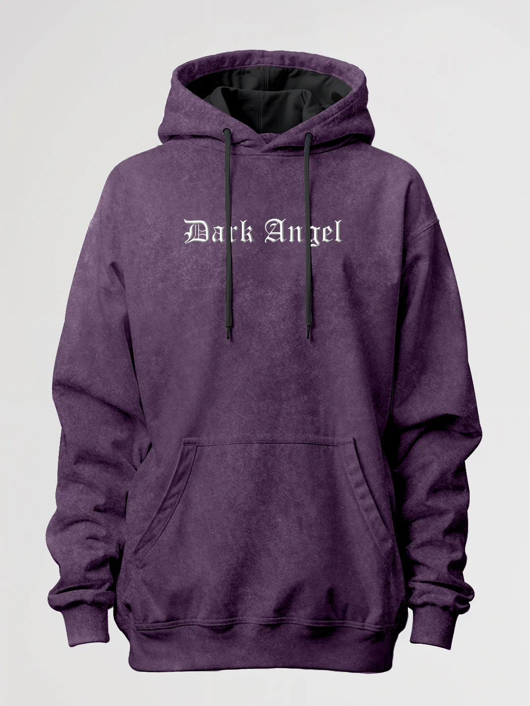 Dark Angel Oversized Stone Wash Hoodie - Image 2