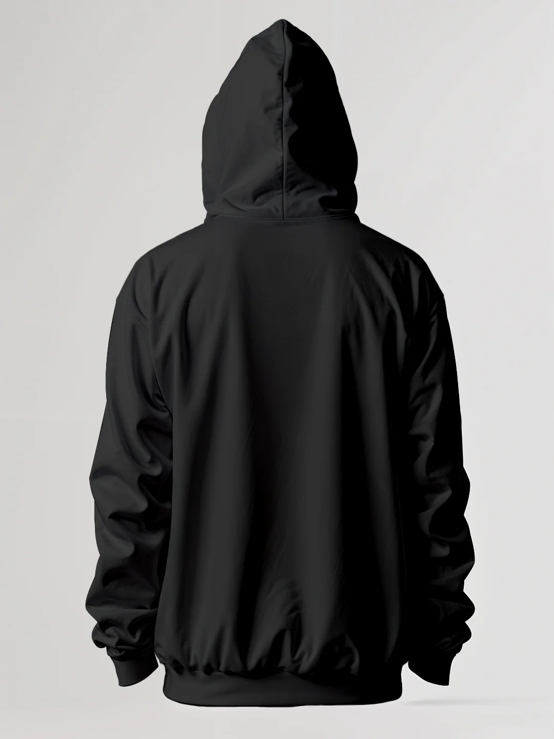 Personality Oversized Hoodie - Black - Image 2