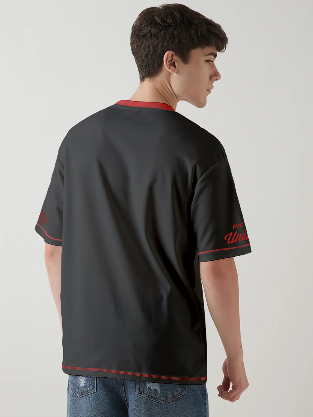 Red Devils Oversized T-Shirt - Black & Red - Image 2