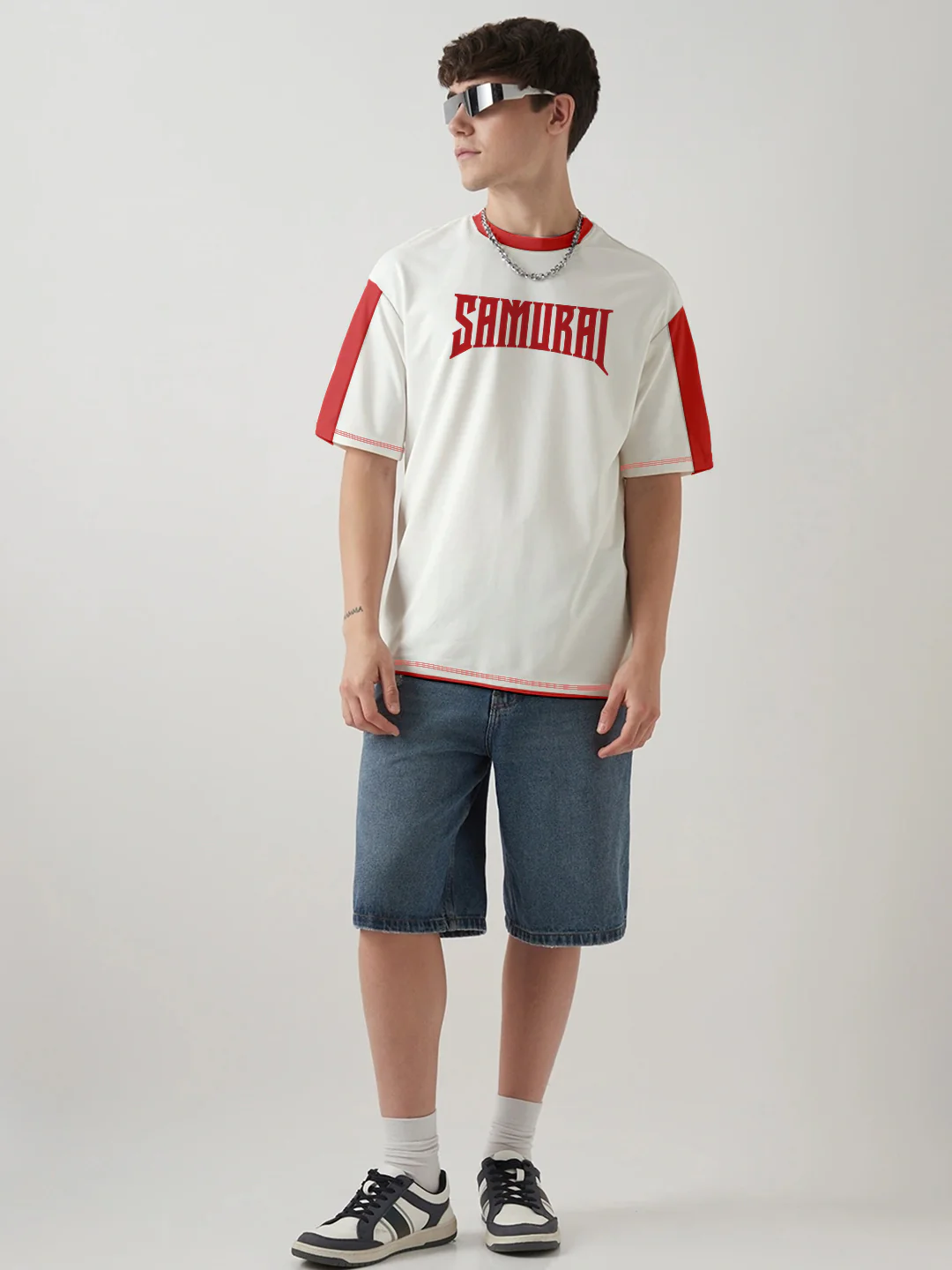 Samurai Oversized T-Shirt - Multi Color - Image 2