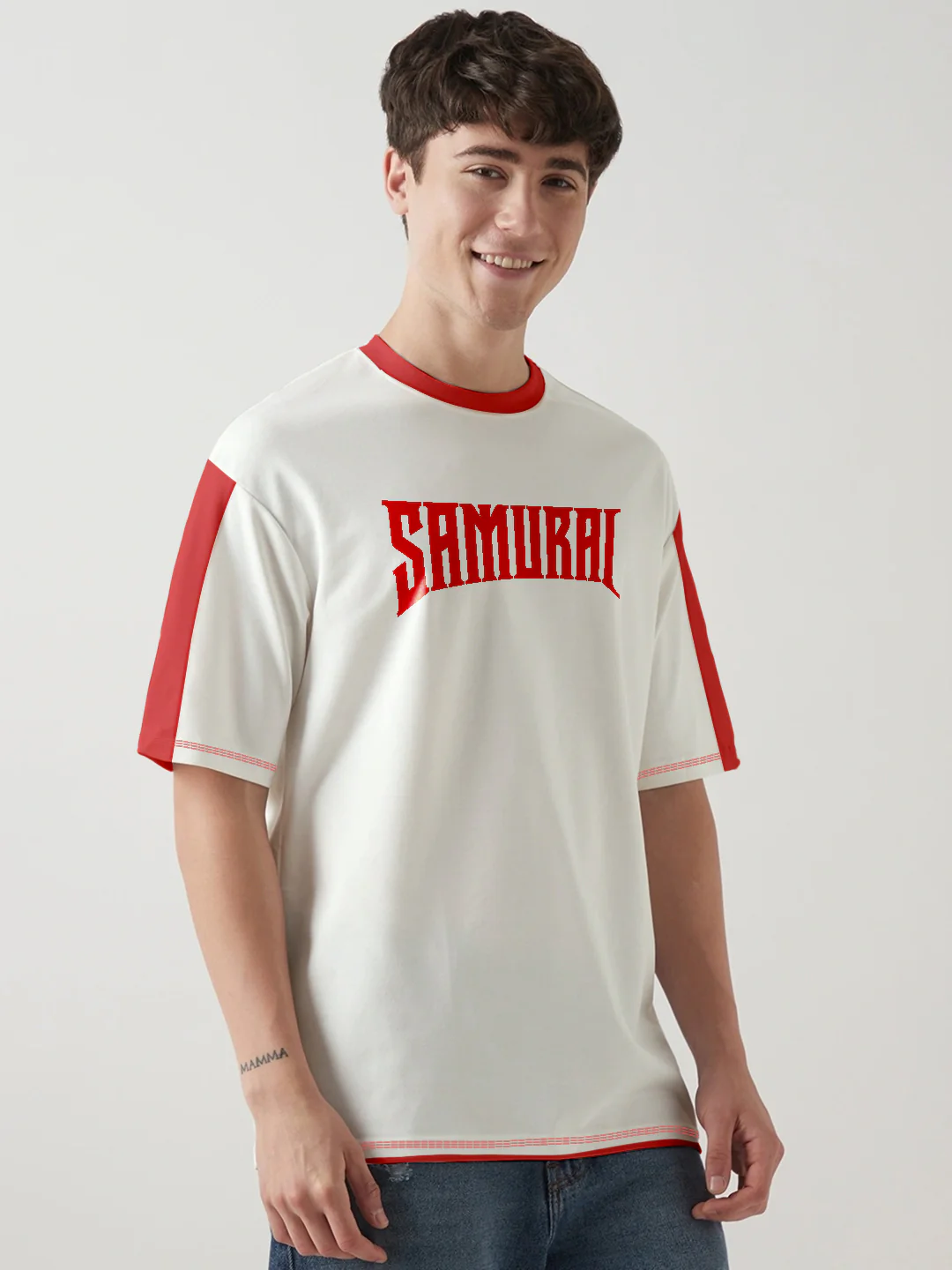 Samurai Oversized T-Shirt - Multi Color - Image 3