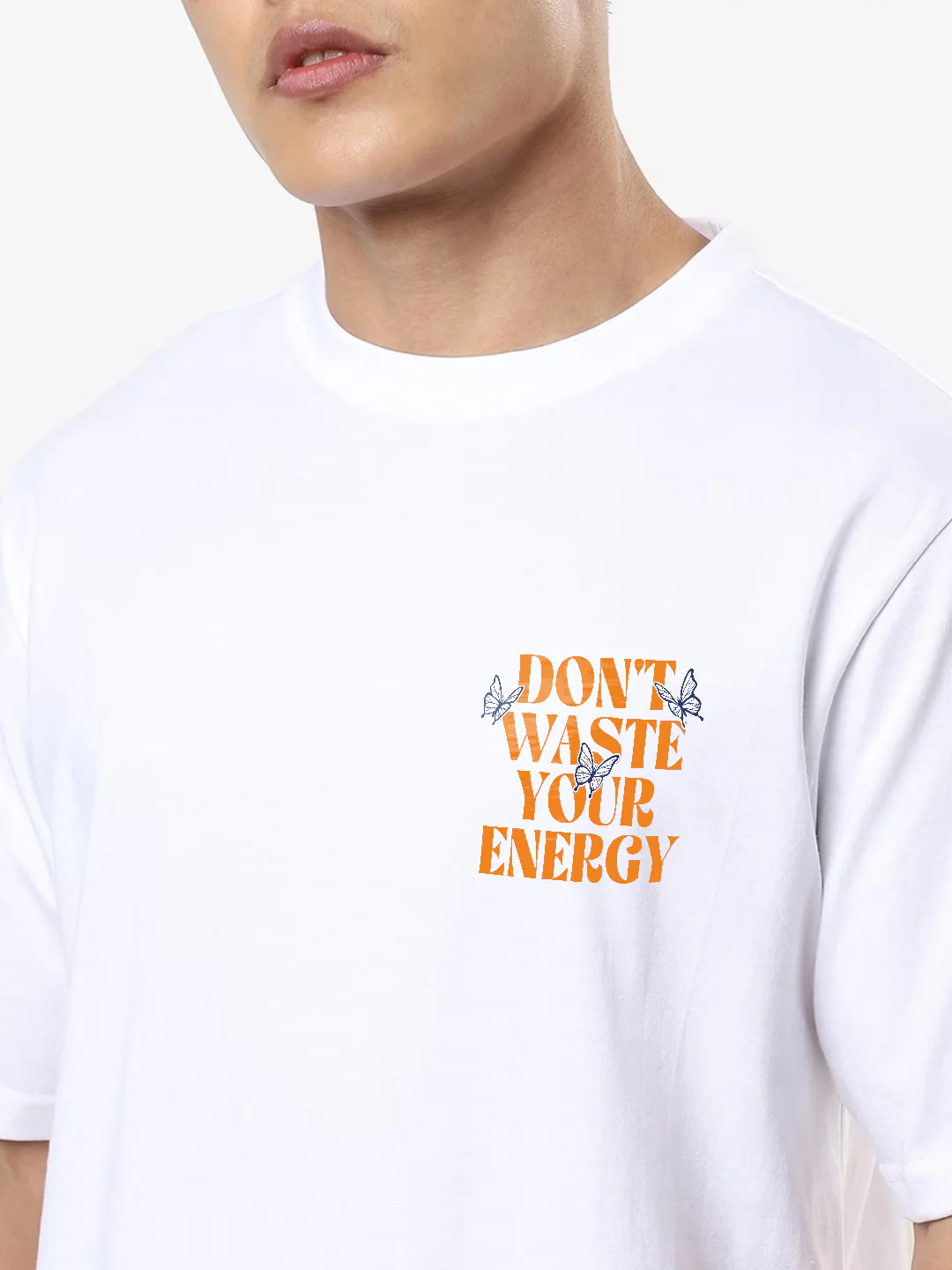 Don't Waste Your Energy Oversized T-Shirt - Image 5