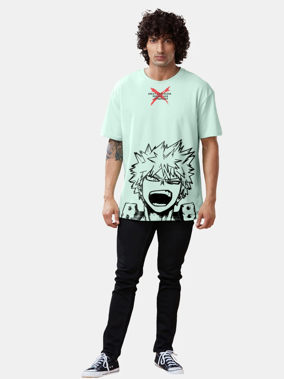 Katsuki Bakugo Oversized T-Shirt - Image 5