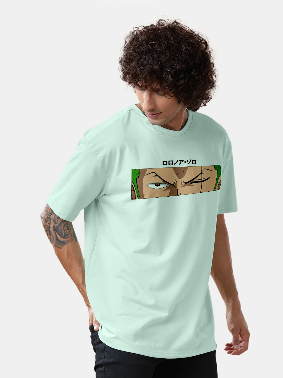 King of Hell Zoro Oversized T-Shirt - Image 4