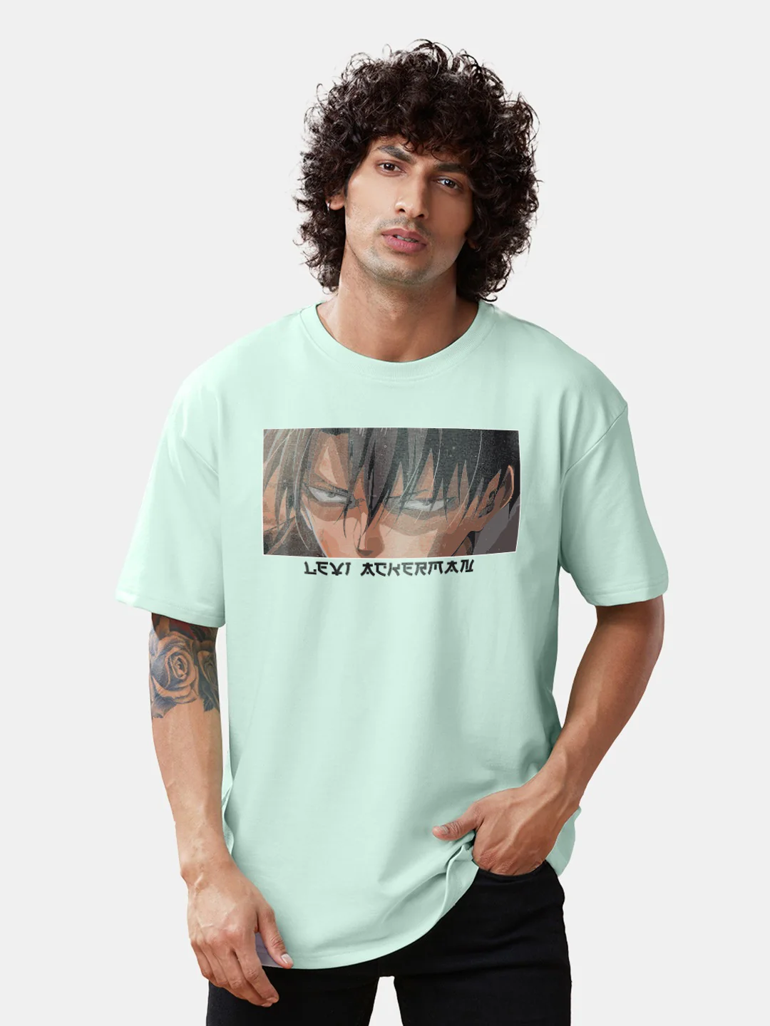 Levi Ackerman Oversized T-Shirt - Image 2