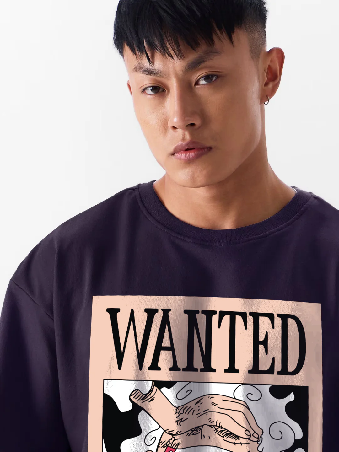 Luffy Most Wanted Oversized T-Shirt - Image 3