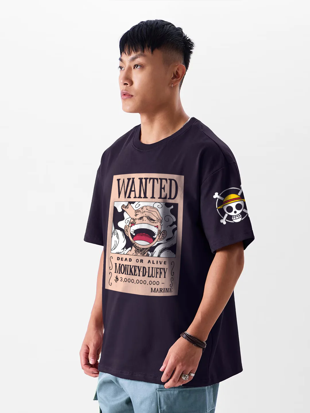 Luffy Most Wanted Oversized T-Shirt - Image 4
