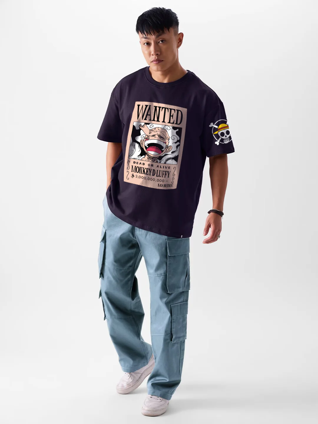 Luffy Most Wanted Oversized T-Shirt - Image 5
