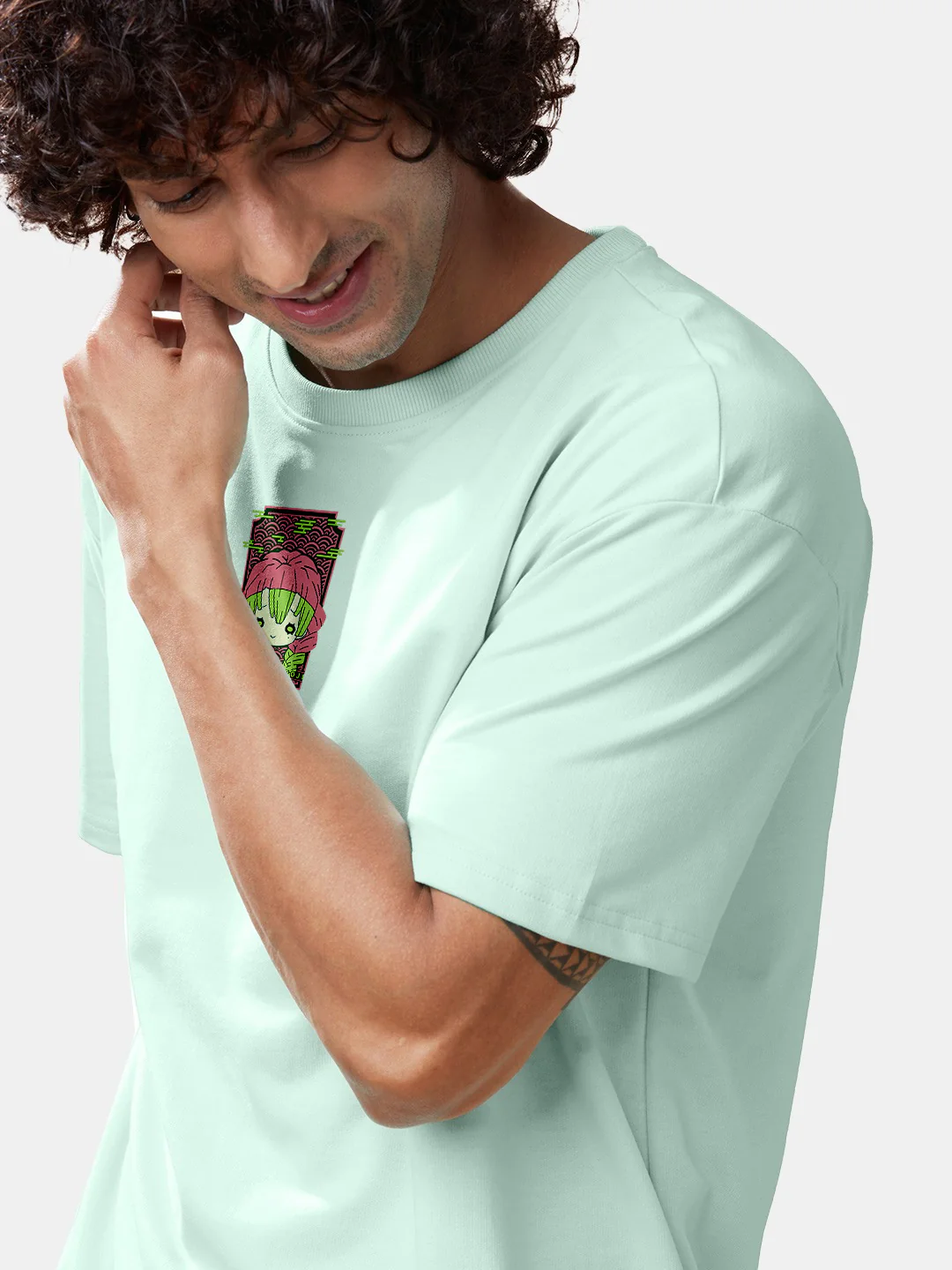 Mitsuri Kanroji Oversized T-Shirt - Image 3