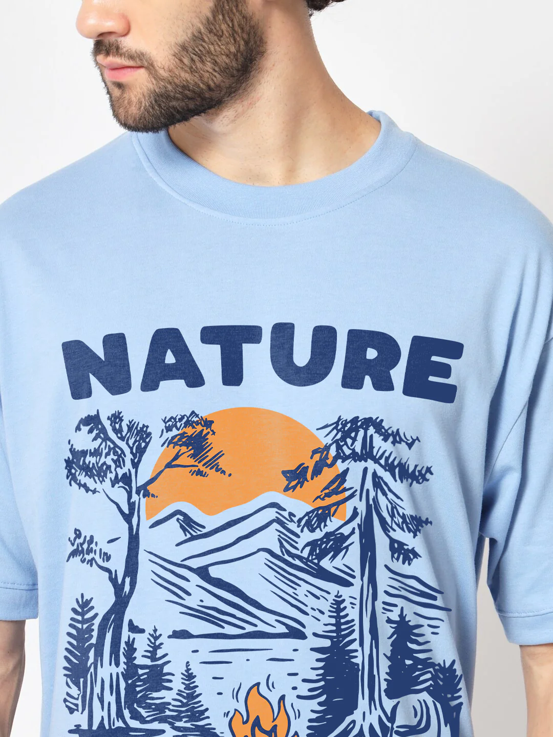 Nature Is Calling Oversized T-Shirt - Image 5