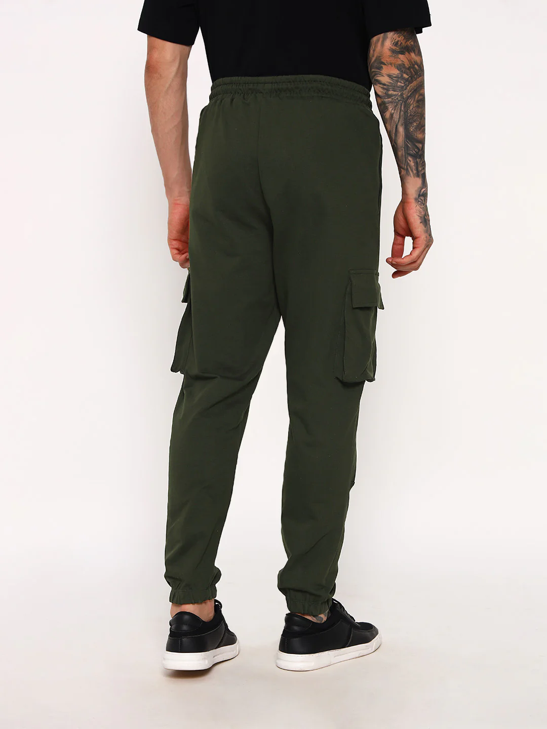 Central Stellar Oversized Cargo Joggers - Green - Image 2