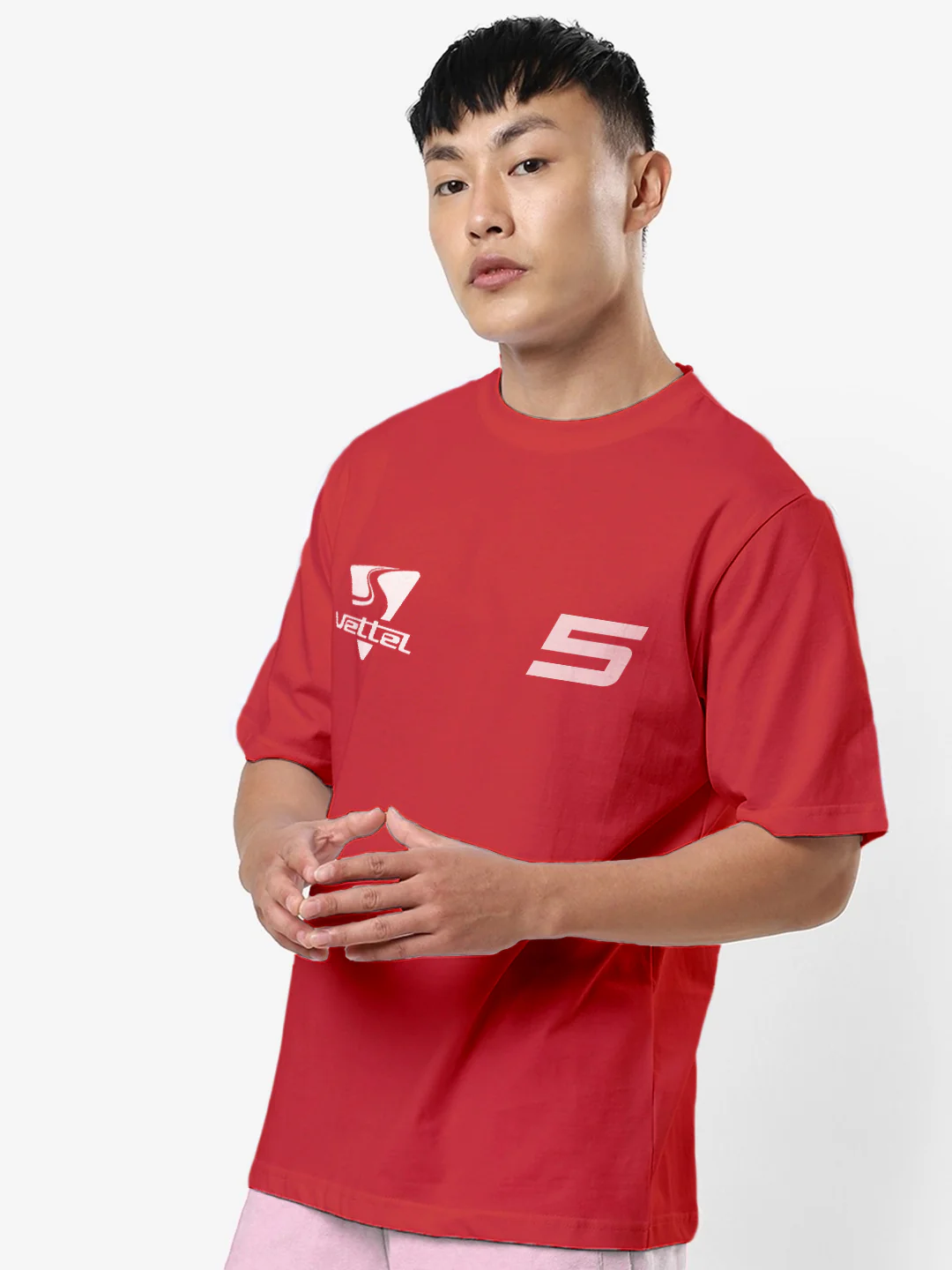 Sebastian Vettel F1 Oversized T-Shirt - Image 3