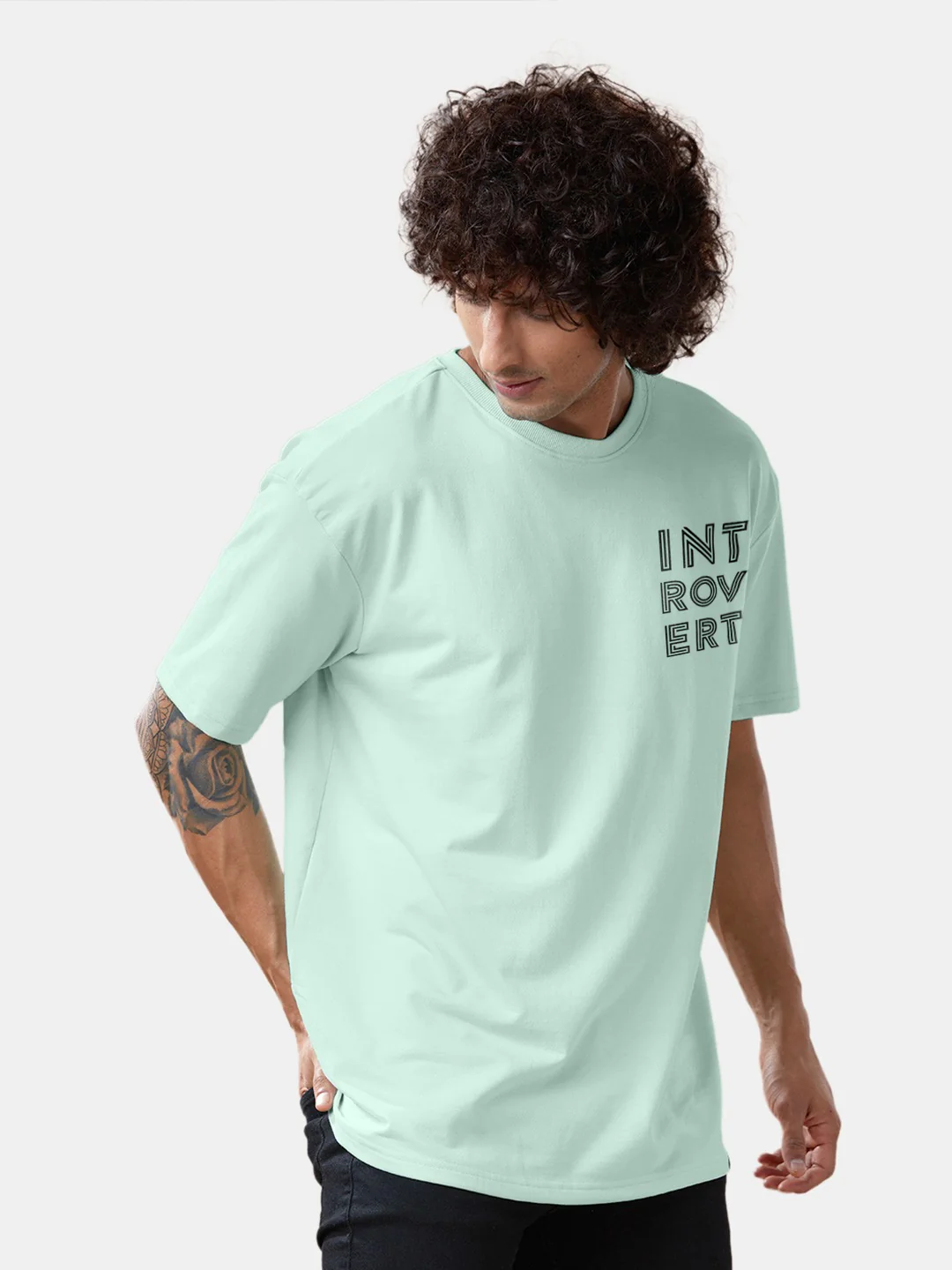 Social Introvert Oversized T-Shirt - Image 3