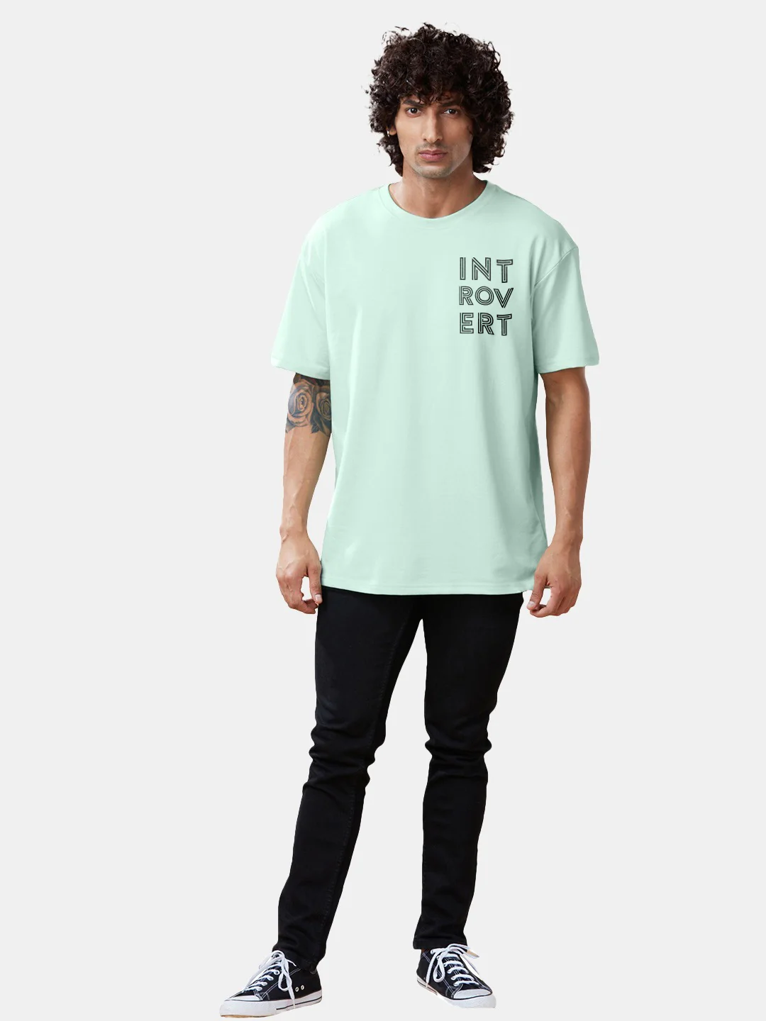 Social Introvert Oversized T-Shirt - Image 4
