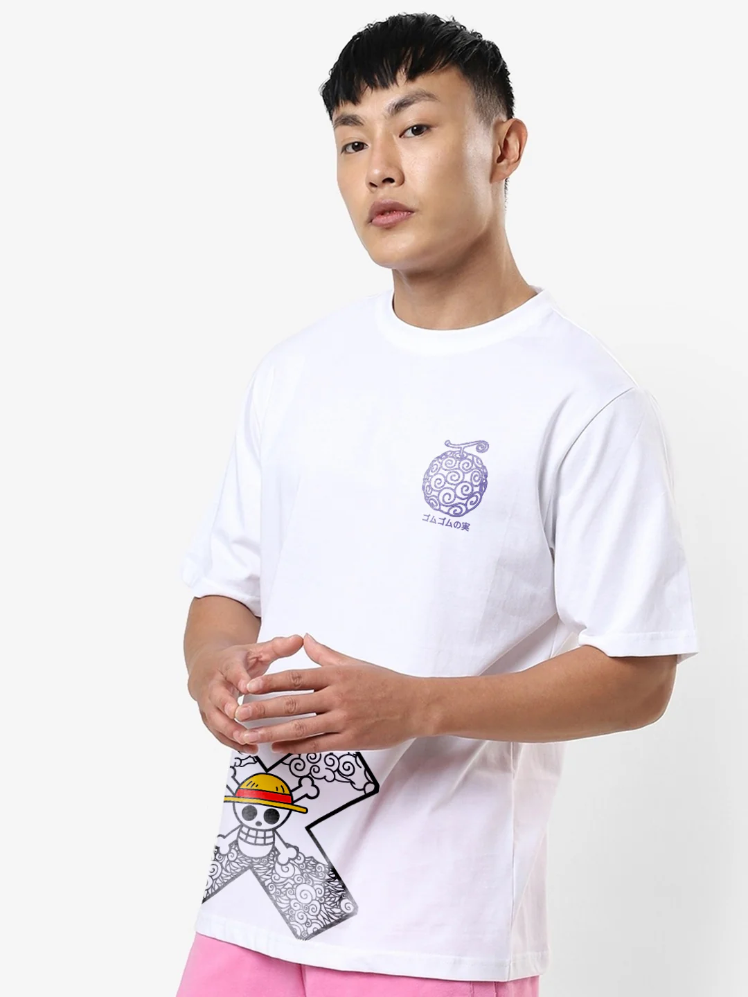Straw Hat Luffy Oversized T-Shirt - Image 3