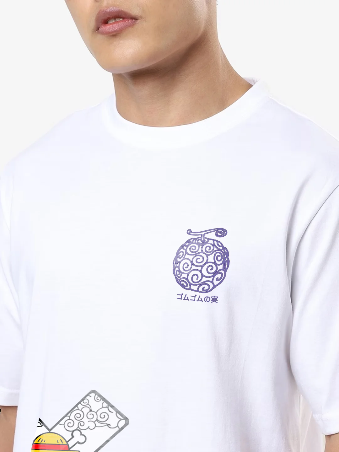Straw Hat Luffy Oversized T-Shirt - Image 4