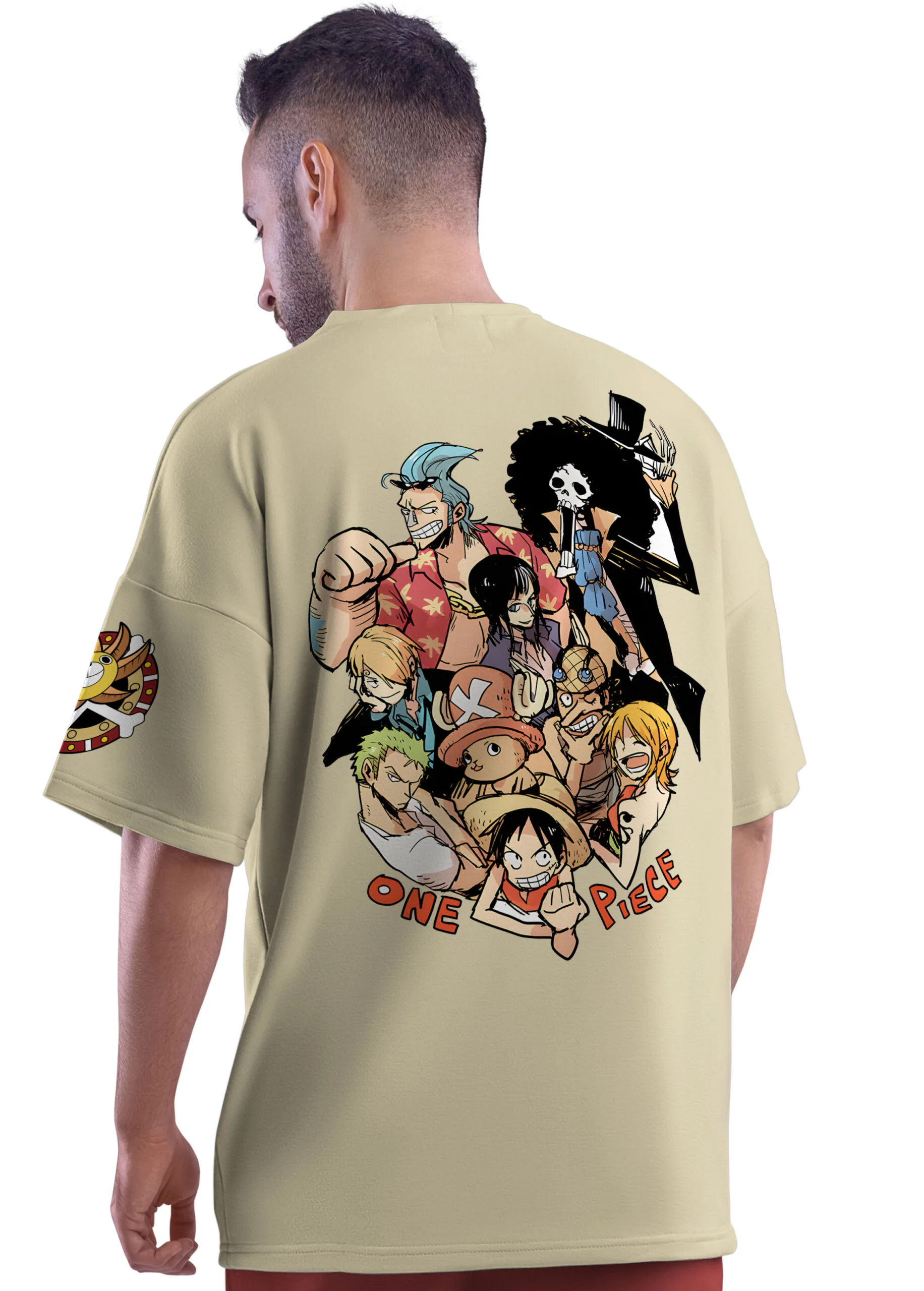 Straw Hat Pirates Oversized T-Shirt - Image 4