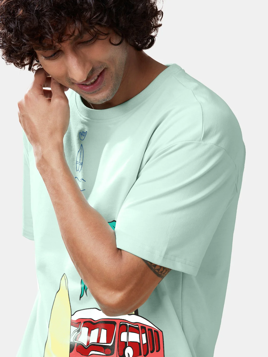 Surf And Chill Oversized T-Shirt - Image 5
