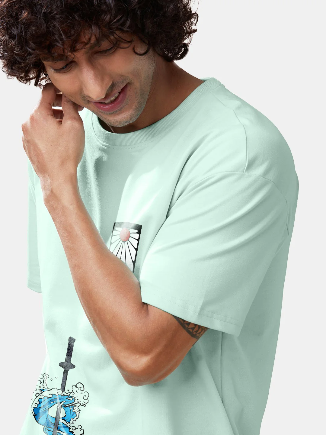 Tanjiro Kamado Oversized T-Shirt - Image 3