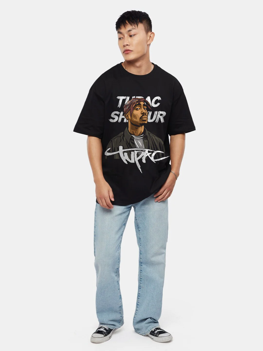 Tupac Shakur Oversized T-Shirt - Image 4