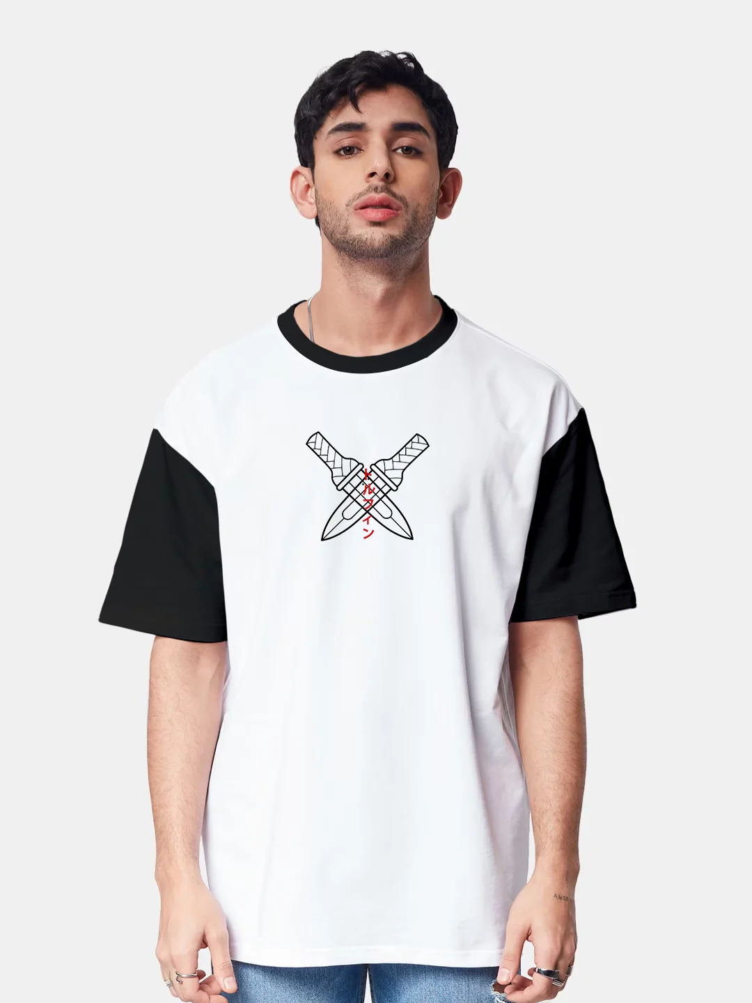 Vinland Saga Thorfinn Multicolor Oversized T-shirt - Image 2