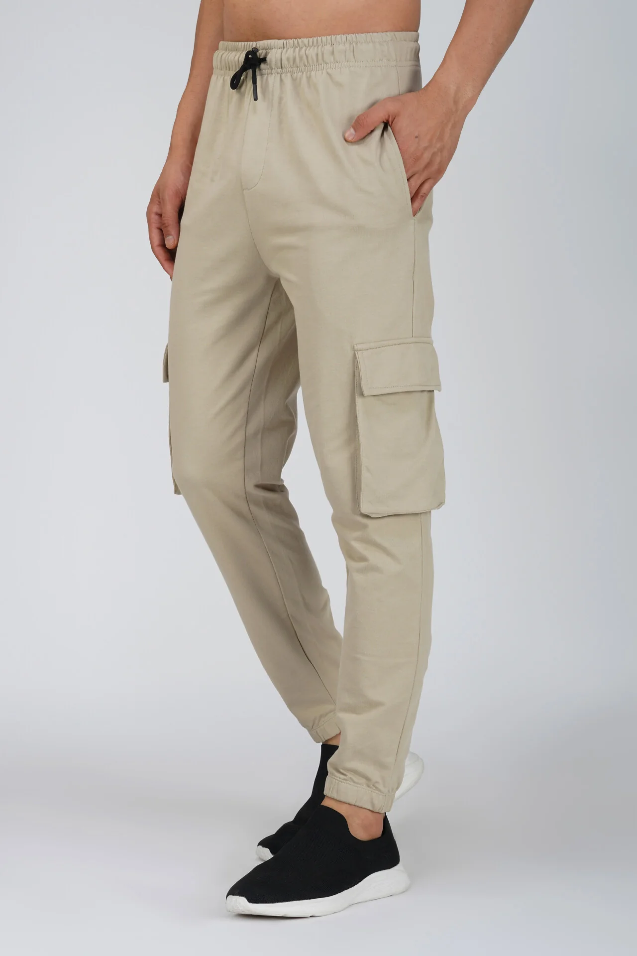 White Swan Oversized Cargo Joggers - Image 3