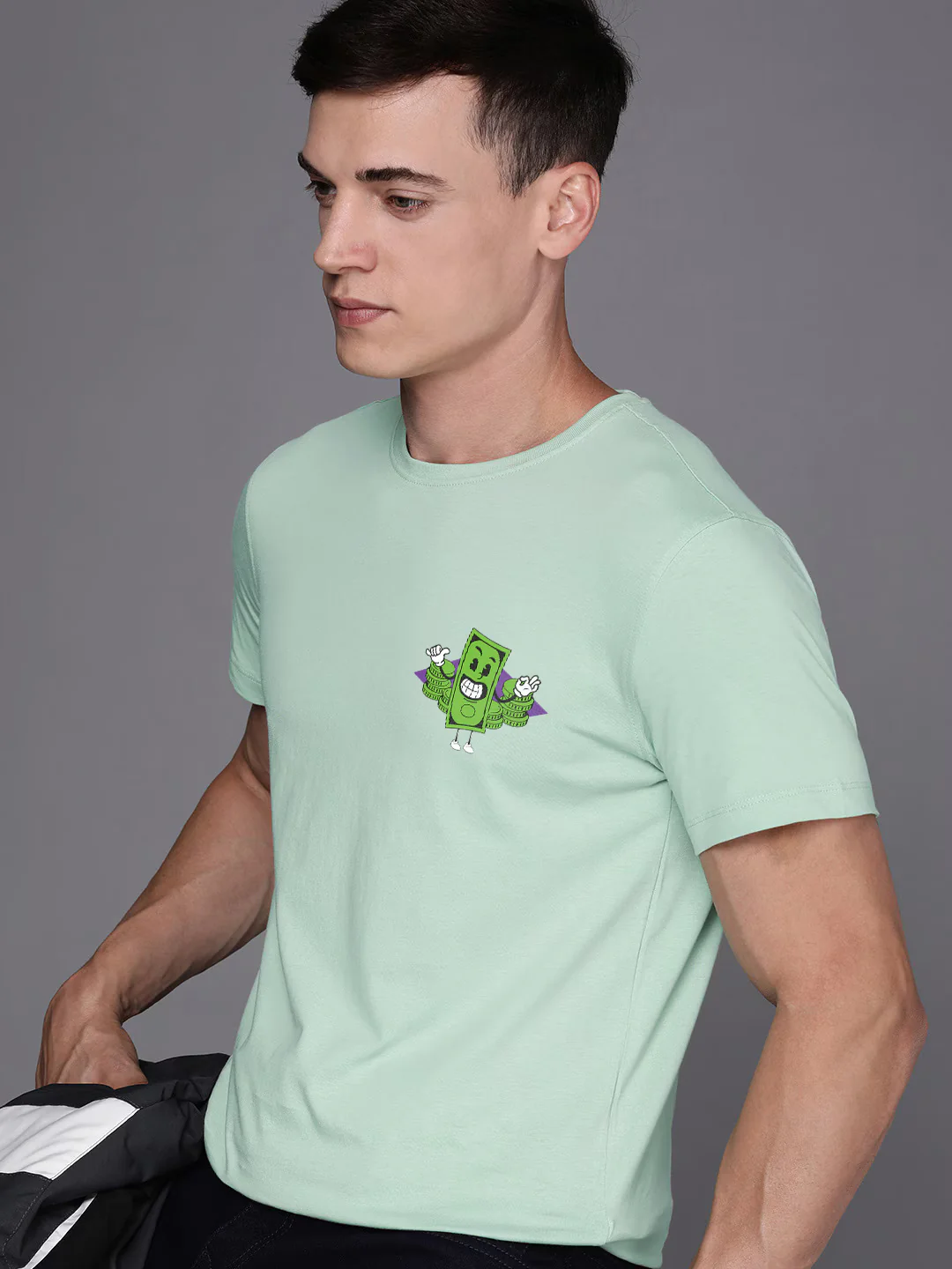 Work Hard Half Sleeve T-Shirt - Image 3